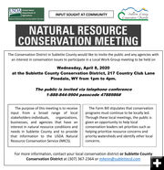 NRCS Meeting April 8. Photo by Natural Resources Conservation Service.