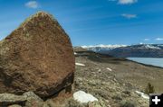 Huge Boulder. Photo by Dave Bell, Pinedale Online.