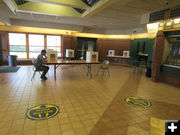 Voting stations. Photo by Dawn Ballou, Pinedale Online.