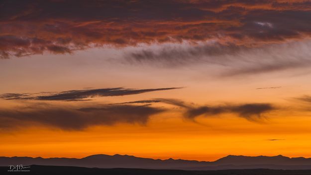 Wyoming Range sunset. Photo by Dave Bell.