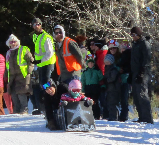 Cobra sled. Photo by Dawn Ballou, Pinedale Online.