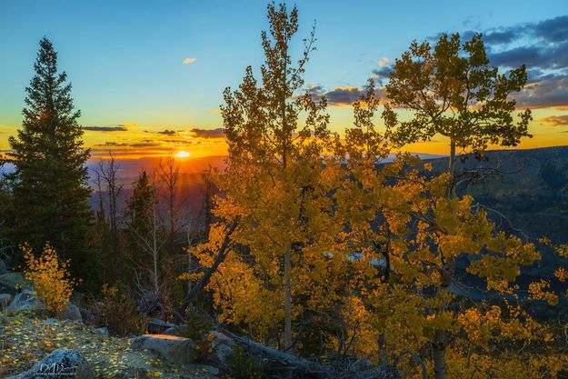 Fall Sunset. Photo by Dave Bell.