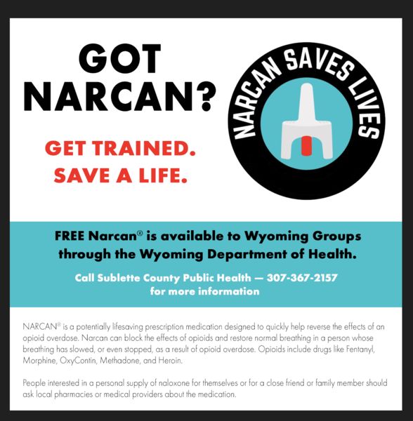 Narcan. Photo by Sublette County Public Health.