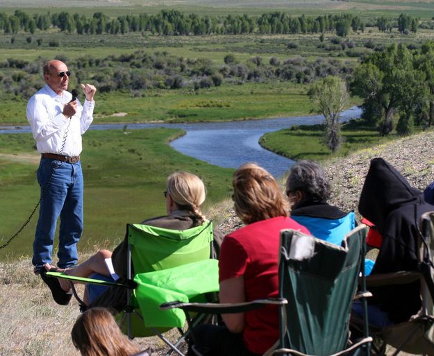 2008 overlooking Horse Creek. Photo by Pinedale Online.