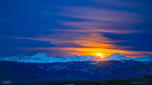 Moon rise. Photo by Dave Bell.