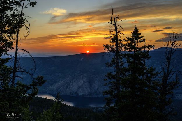 Fiery Sunset. Photo by Dave Bell.