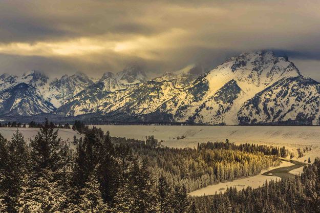 Stormy Day In The Tetons. Photo by Dave Bell.