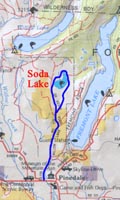Map to Soda Lake