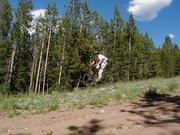 Mountain biking trails at White Pine Resort. Pinedale Online photo