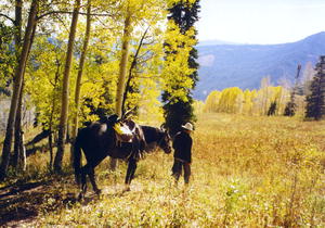 Fall horse ride