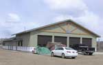 Ambulance barn on April 12, 2007.