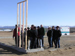 Sand Draw Rescue Center groundbreaking. Photo by Cat Urbigkit.