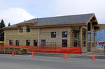 View of Visitor Center, April 3, 2007. Pinedale Online photo.