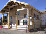 View of Visitor Center, April 3, 2007. Pinedale Online photo.