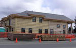 View of Visitor Center, April 3, 2007. Pinedale Online photo.