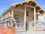 View of Visitor Center, April 3, 2007. Pinedale Online photo.