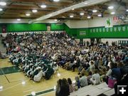 Graduation Crowd. Photo by Pinedale Online.