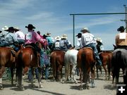 Waiting to Rope. Photo by Pinedale Online.