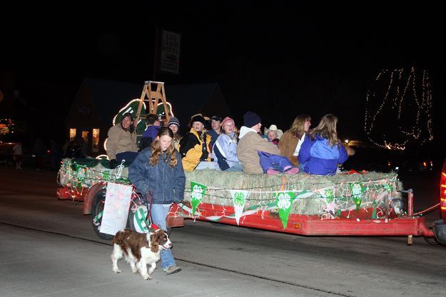 4-H Parade Float. Photo by Pam McCulloch, Pinedale Online.