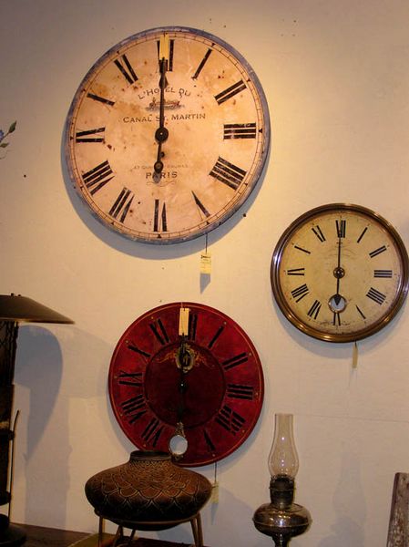 Wall Clocks. Photo by Dawn Ballou, Pinedale Online.