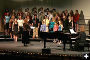 High School Choir. Photo by Pam McCulloch, Pinedale Online.