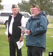 Memorial Day Ceremony. Photo by Dawn Ballou, Pinedale Online.