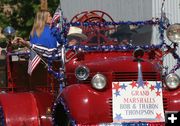 Thompsons Grand Marshalls. Photo by Clint Gilchrist, Pinedale Online.
