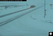 US 191 west of Pinedale. Photo by WYDOT Webcam.