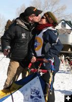 Good Luck Kiss. Photo by Dawn Ballou, Pinedale Online.