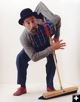 Avner the Eccentric. Photo by Pinedale Fine Arts Council.