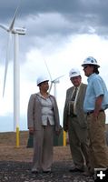 Wyoming Wind Farm. Photo by Governor Freudenthals office.