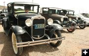 Model A Fords. Photo by Dawn Ballou, Pinedale Online.