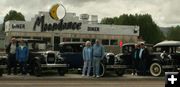 Cars and owners. Photo by Dawn Ballou, Pinedale Online.
