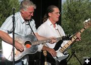 Terry Hill and Brad Waters. Photo by Tim Ruland, Pinedale Fine Arts Council.