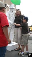 Plaster Man. Photo by Pam McCulloch, Pinedale Online.