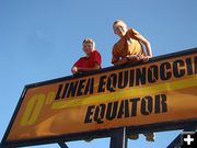 Equator. Photo by Family on Bikes.