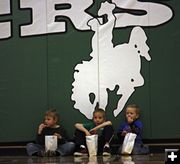 Courtside Kids. Photo by Casey Dean, Pinedale Roundup.