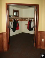Coat Room. Photo by Dawn Ballou, Pinedale Online.