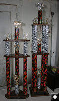 Trophies. Photo by Dawn Ballou, Pinedale Online.