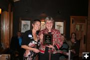 Sue Eversull - Appreciation Award. Photo by Pinedale Lions Club.