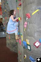 Climbing the walls. Photo by Joy Ufford, Sublette Examiner.