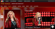 Cary Laine on 'The Voice'. Photo by The Voice on NBC.