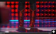 Cary's boots. Photo by The Voice on NBC.
