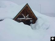 Buried. Photo by Cody Vivatson, Timberline Lodge.