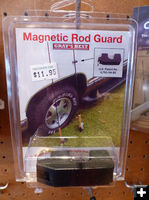 Magnetic rod guard. Photo by Dawn Ballou, Pinedale Online.