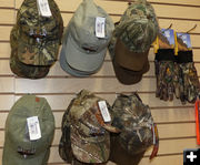 Camo hats. Photo by Dawn Ballou, Pinedale Online.