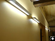 Hall lighting. Photo by Dawn Ballou, Pinedale Online.