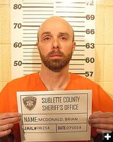 Brian James McDonald. Photo by Sublette County Sheriff's Office.