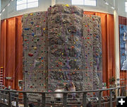 PAC Climbing Wall. Photo by Pinedale Aquatic Center.