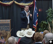 Ted Cruz in Wyoming. Photo by Tyler Foster.